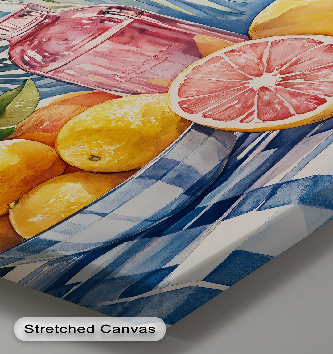 Citrus & Sunshine – Tropical Fruit and Juice Canvas Print - MyPhotoStation