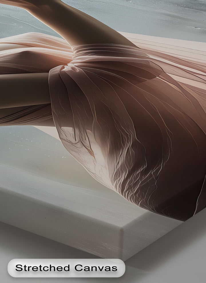 Rain-Kissed Elegance – Erotic Canvas Print