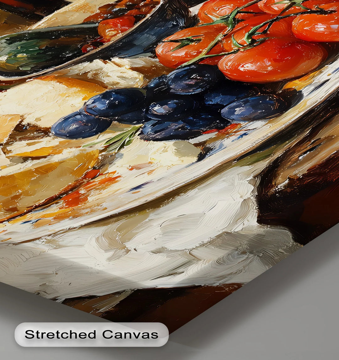 Vineyard Table – Rustic Wine & Harvest Kitchen Canvas Print - MyPhotoStation