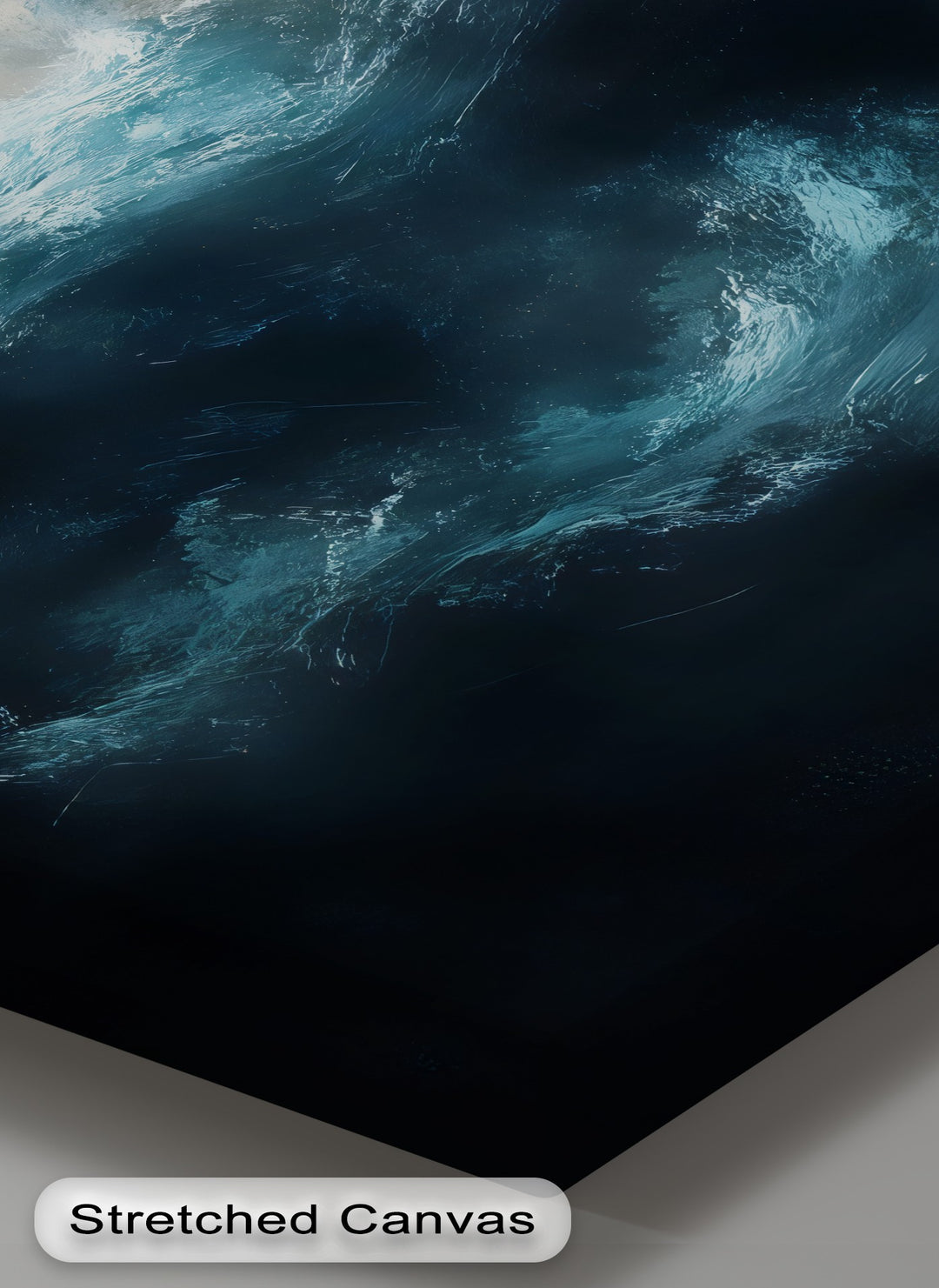 Faith in the Storm – Christian Cross Religious Wall Art
