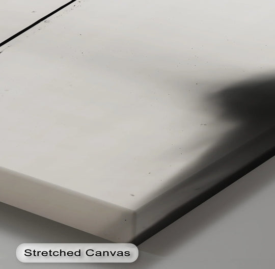 This serene canvas print captures the moment of impact—perfect for calming modern interiors.

