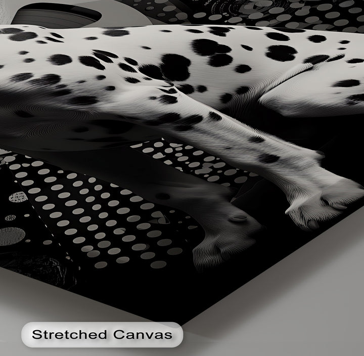 Retro Dalmatian – Puppies Canvas Print