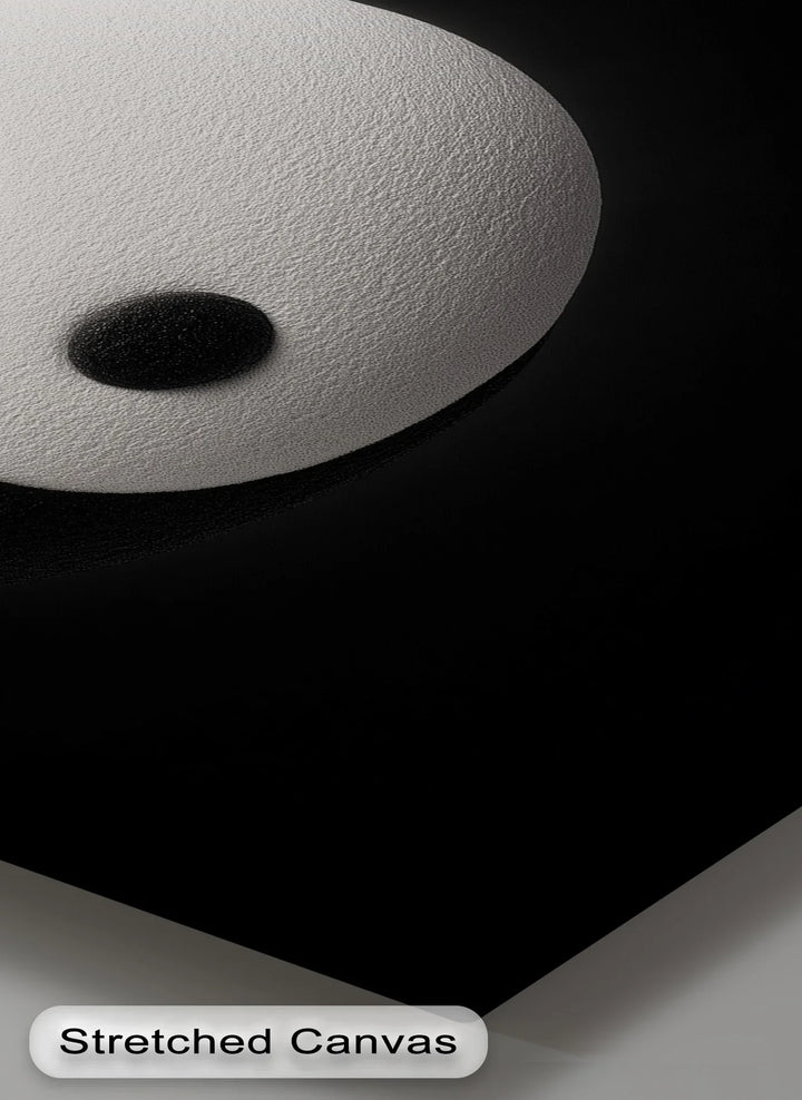 Balance Within – Yin Yang Symbol Inspirational Canvas Print