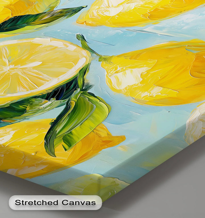 Zesty Lemons – Vibrant Yellow Fruit Canvas Print - MyPhotoStation