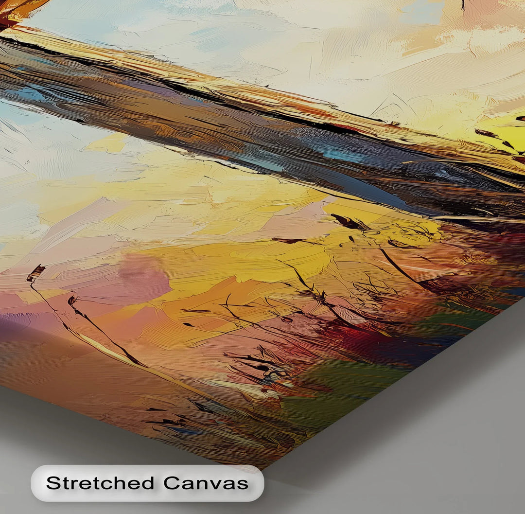 Divine Light – Wooden Cross at Sunrise Canvas Print - MyPhotoStation