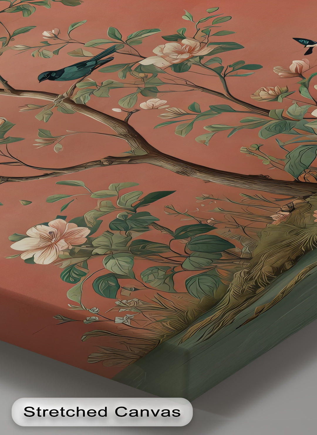 Birds and Magnolia Tree - Canvas Wall Art | Bedroom Canvas Art