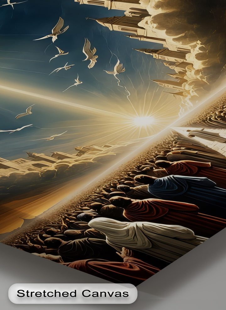 The Ascension of Christ – Radiant Biblical Canvas Wall Art