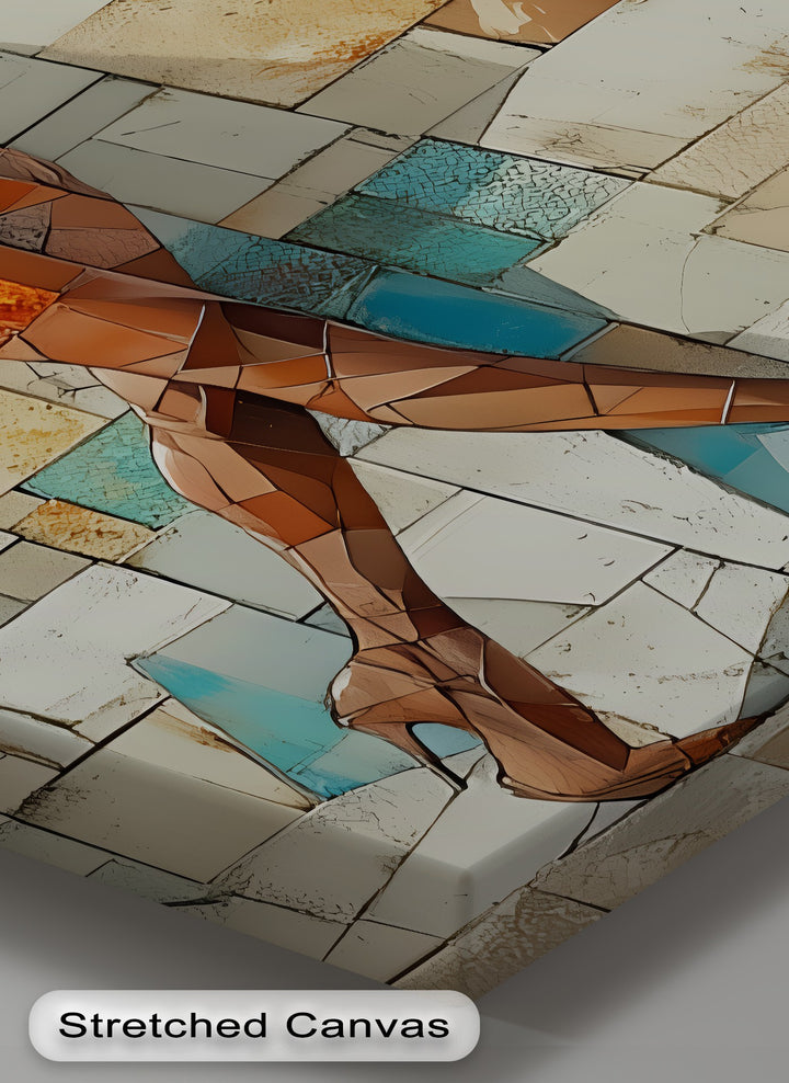 Mosaic Muse – Erotic Canvas Print