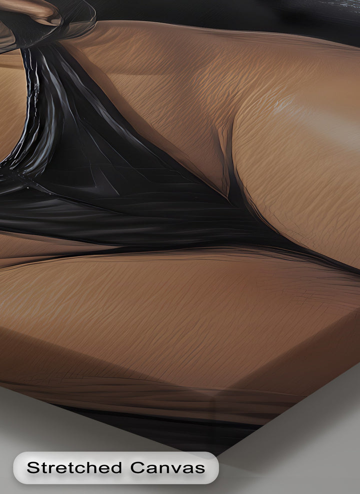 Velvet Temptation – Sensual Erotic Canvas Wall Art | Framed Artwork