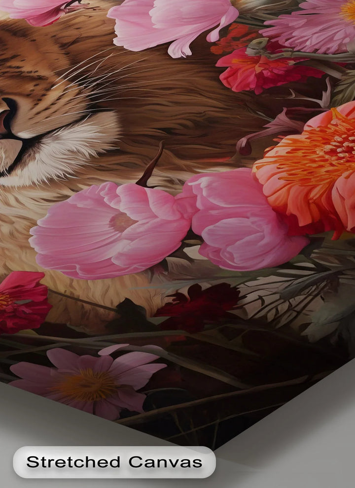 Wild Grace Among Blossoms – Animal Canvas Print - MyPhotoStation