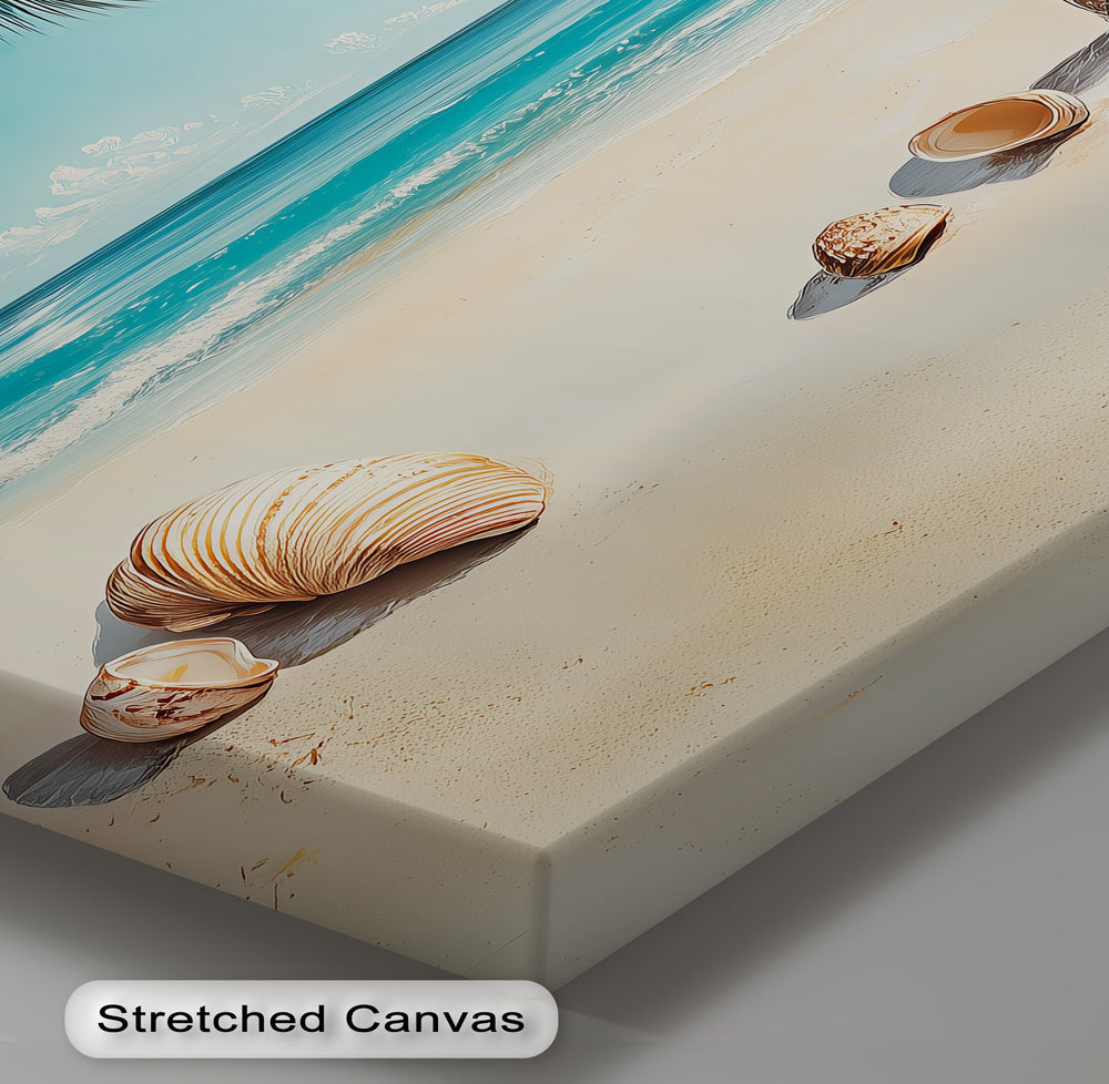 A peaceful escape printed on large canvas prints—perfect for coastal vibes.

