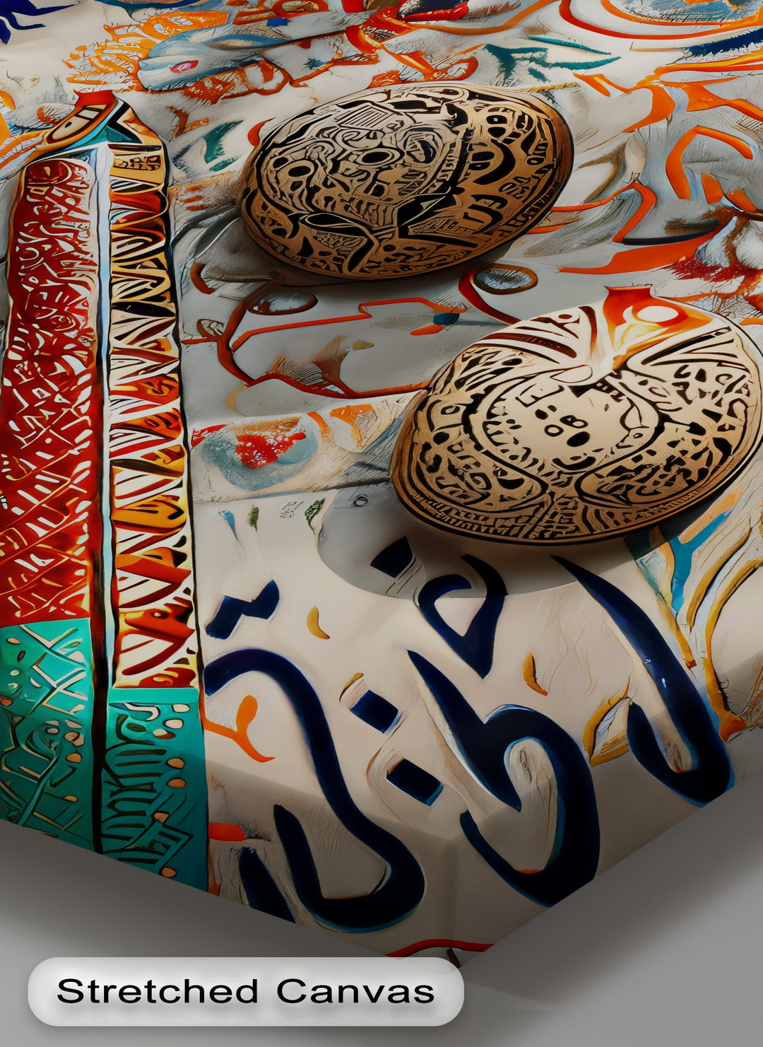 Floral Calligraphy – Persian Art Canvas Print