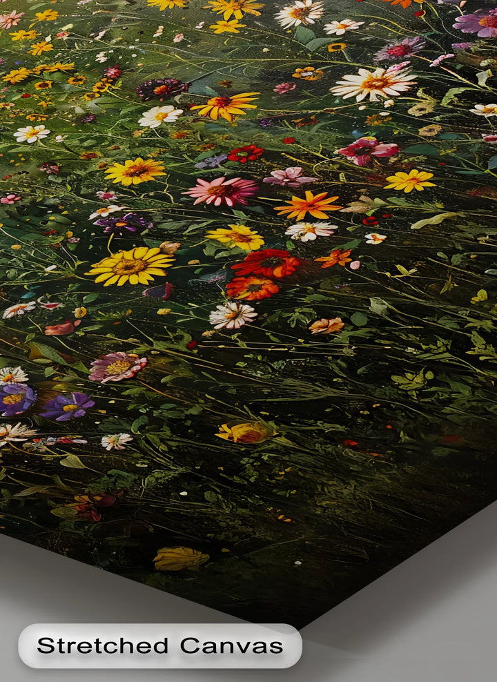 Blooming Meadow – Colorful Wildflower Field Canvas Print - MyPhotoStation