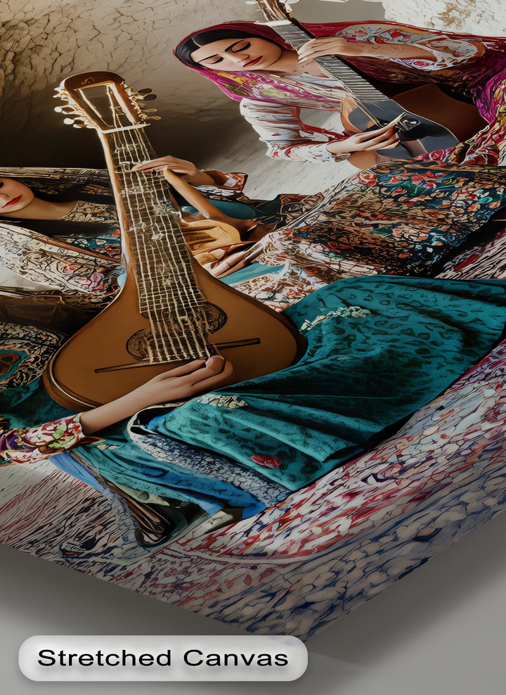 Melody of the Desert – Persian Canvas Print