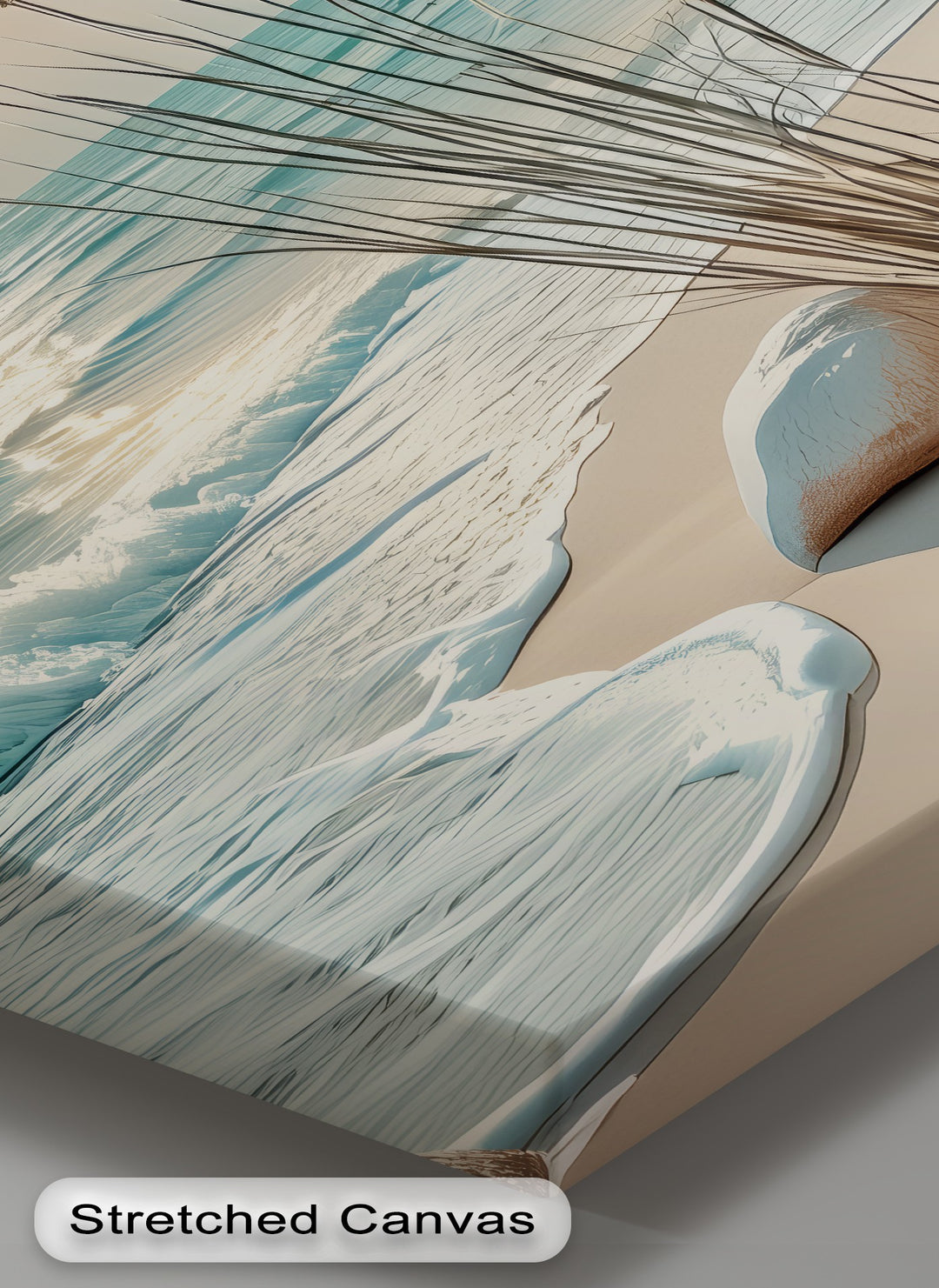 Waves of Peace – Seaside Sunrise Canvas Print
