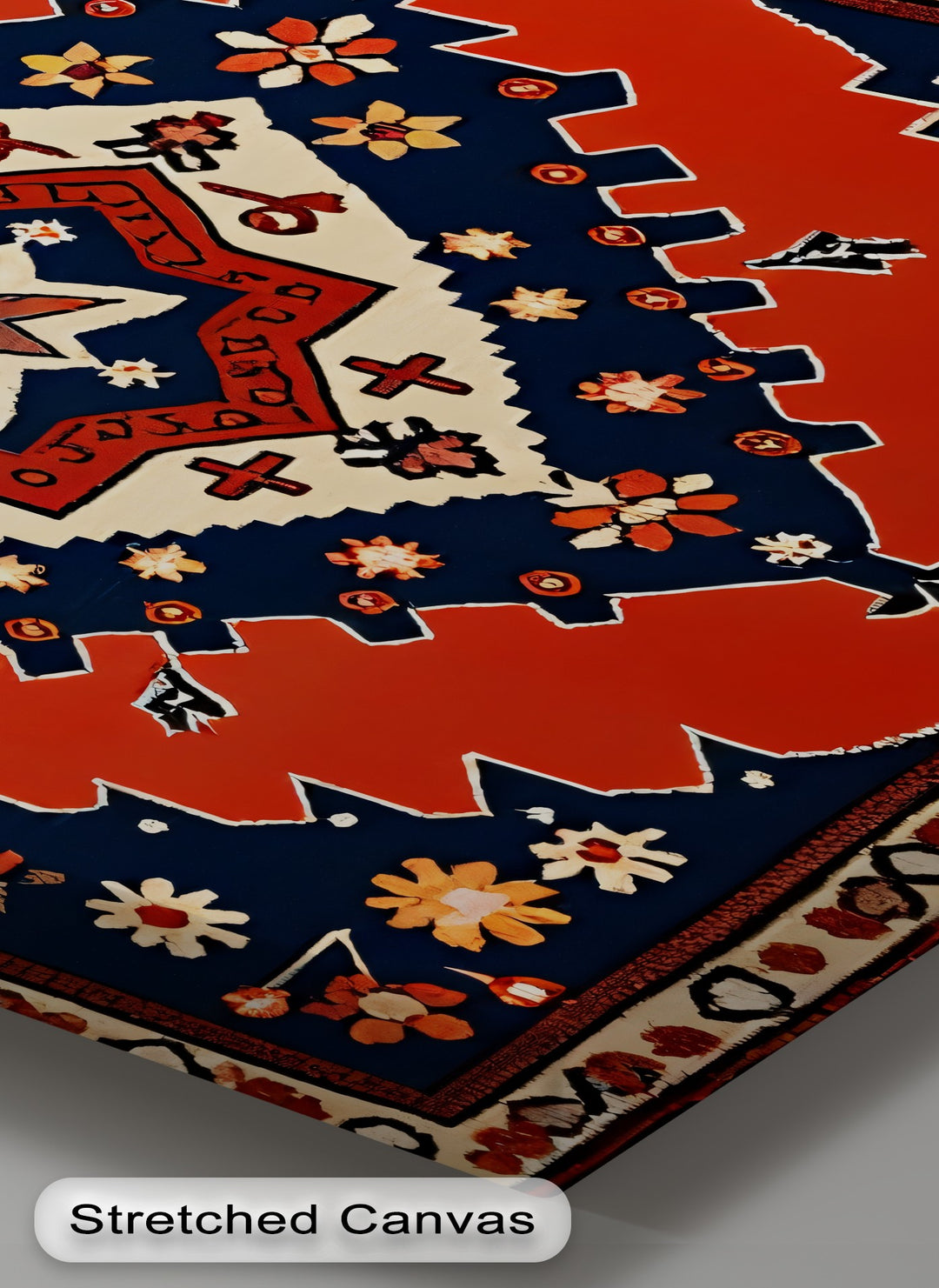 Radiant Star Blossom – Persian Canvas Print
