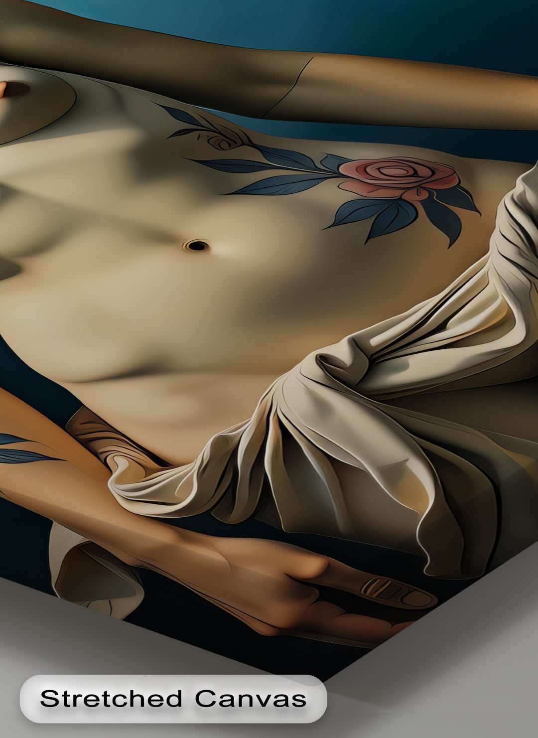Floral Reverie – Erotic Canvas Wall Art | Large Framed Wall Art