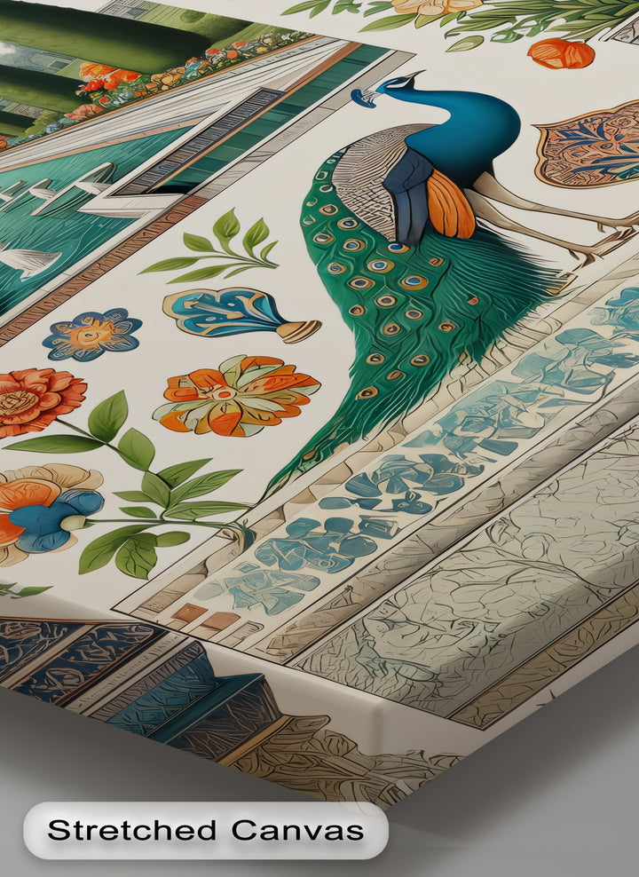 Majestic Heritage – Mughal Art Canvas Print