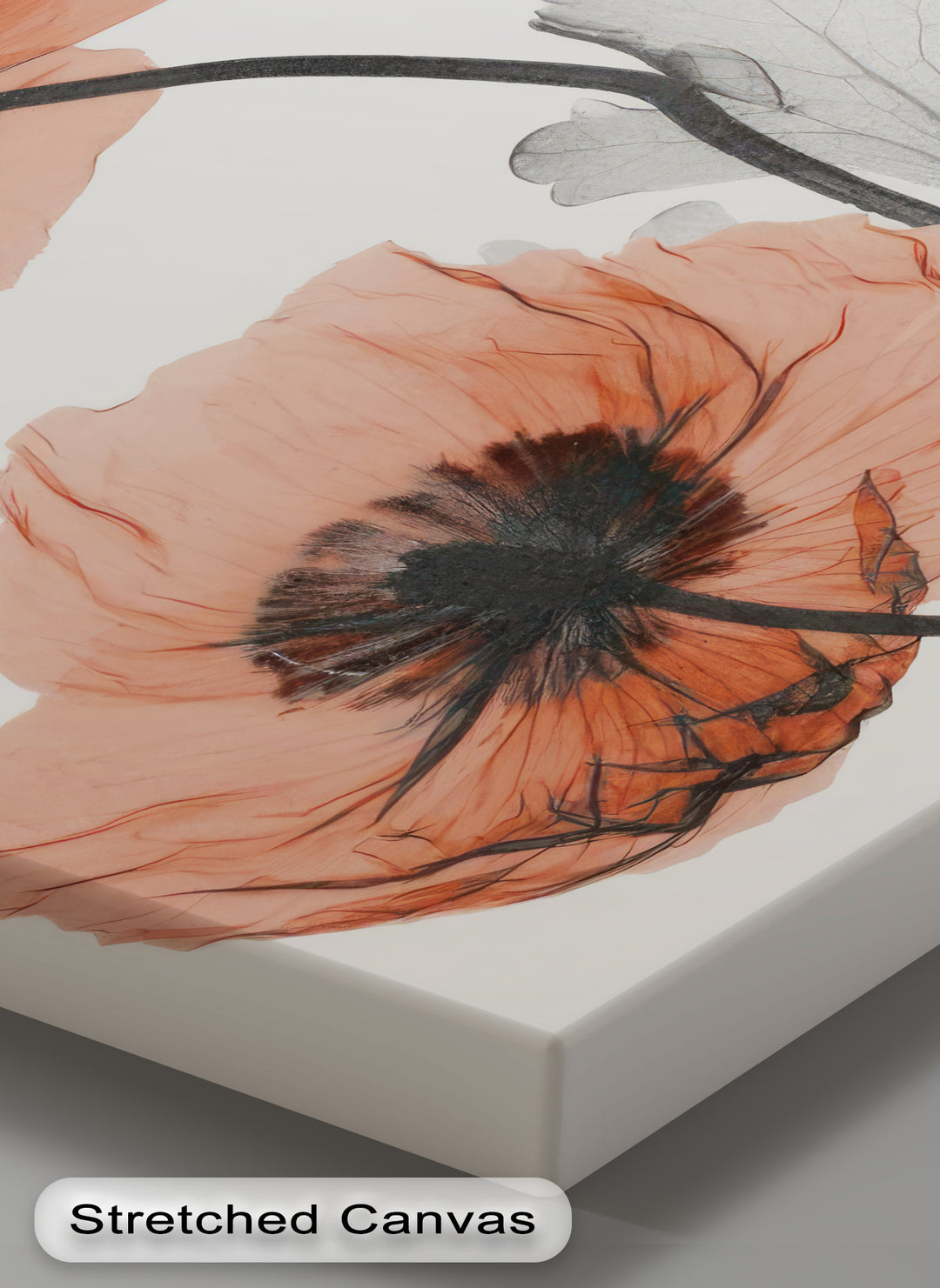 Winterliche Ruhe – Japanische Frau im blauen Kimono, Leinwanddruck | Gerahmtes Kunstwerk