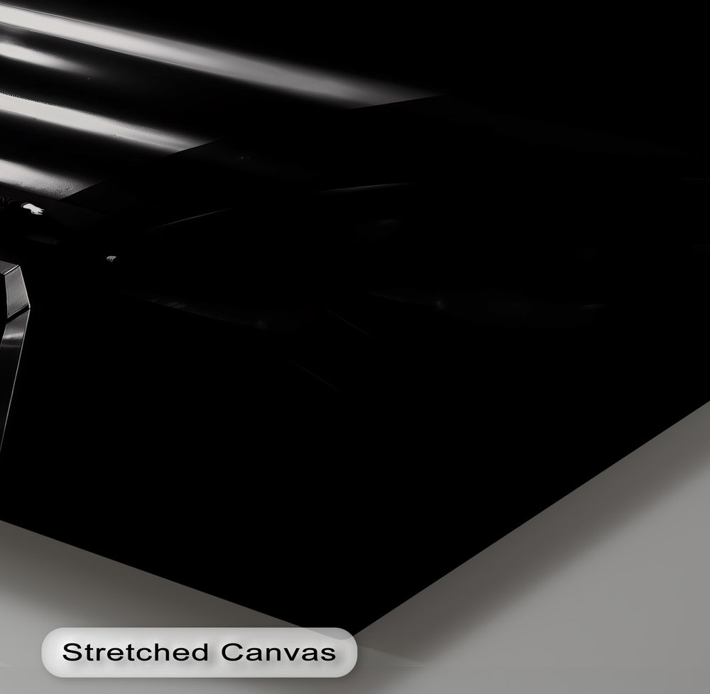 Modern and mysterious, this canvas print plays with light and shadow for bold visual impact.

