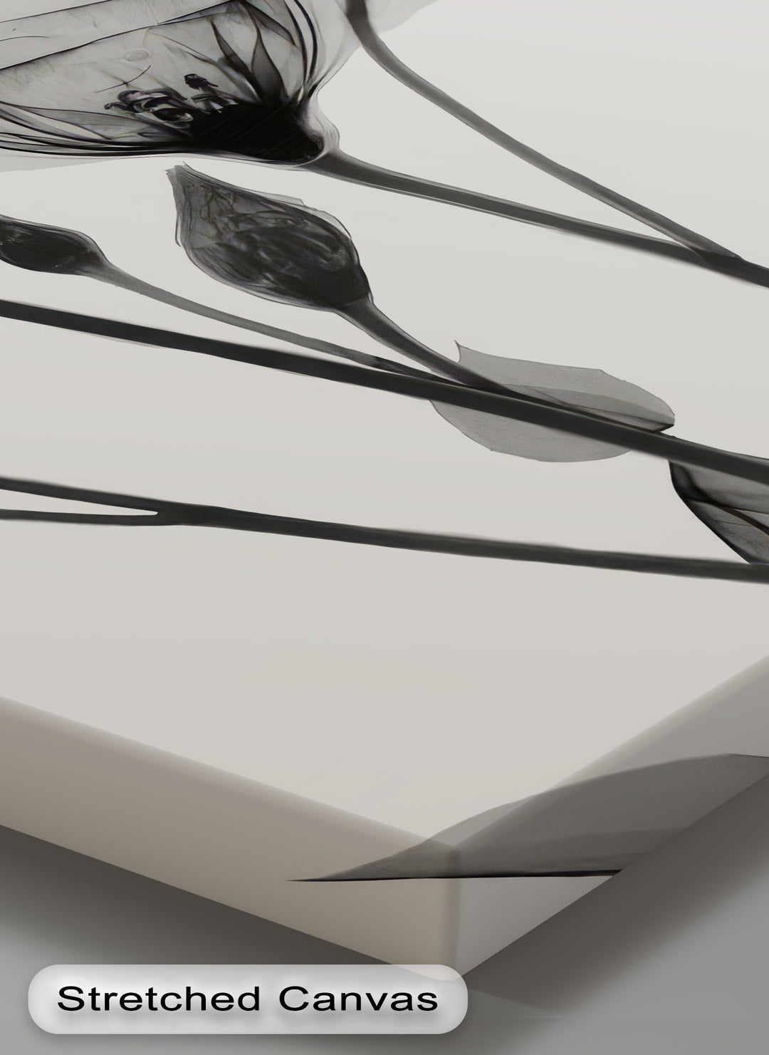 Winterliche Ruhe – Japanische Frau im blauen Kimono, Leinwanddruck | Gerahmtes Kunstwerk