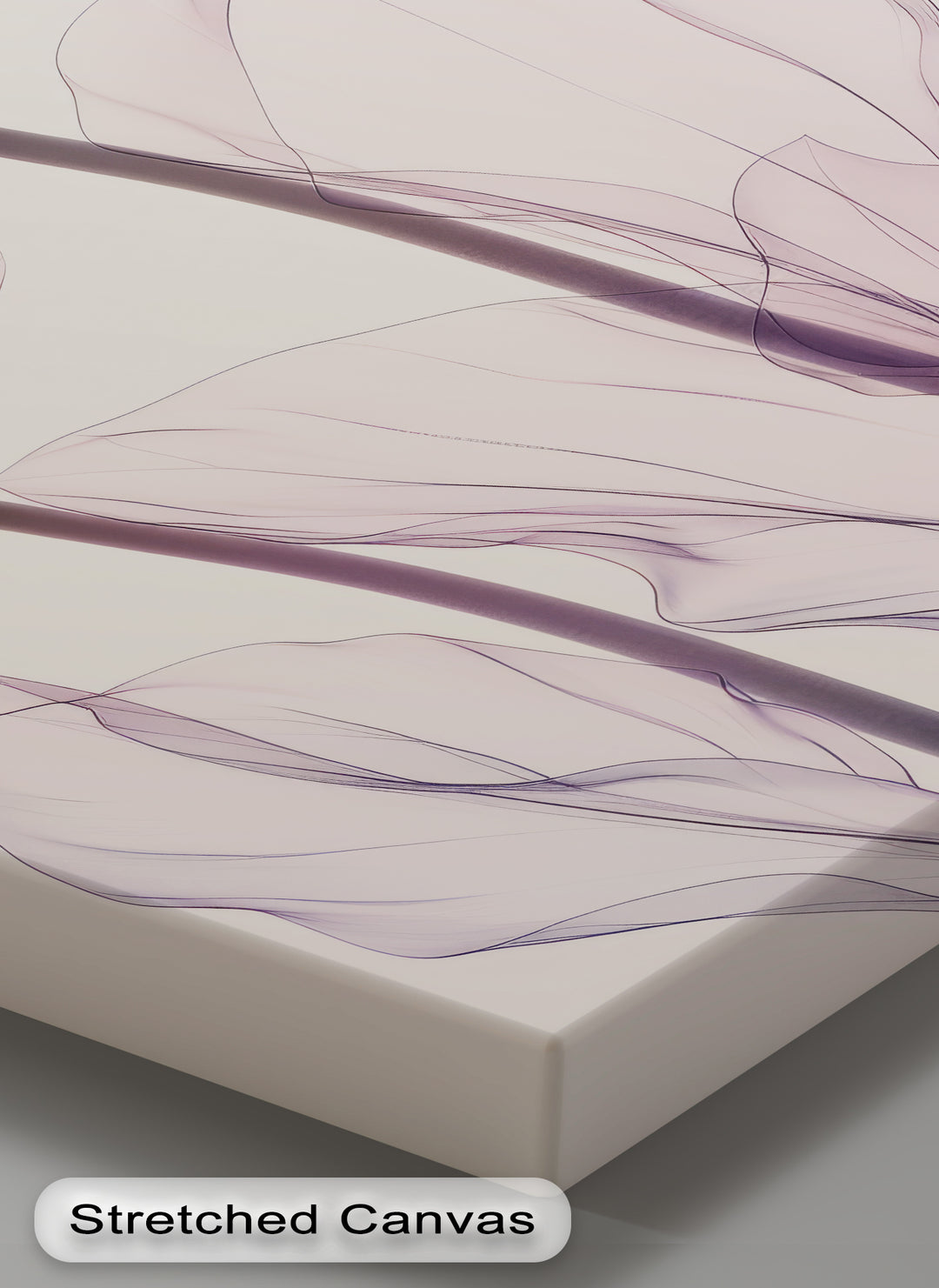 Winterliche Ruhe – Japanische Frau im blauen Kimono, Leinwanddruck | Gerahmtes Kunstwerk