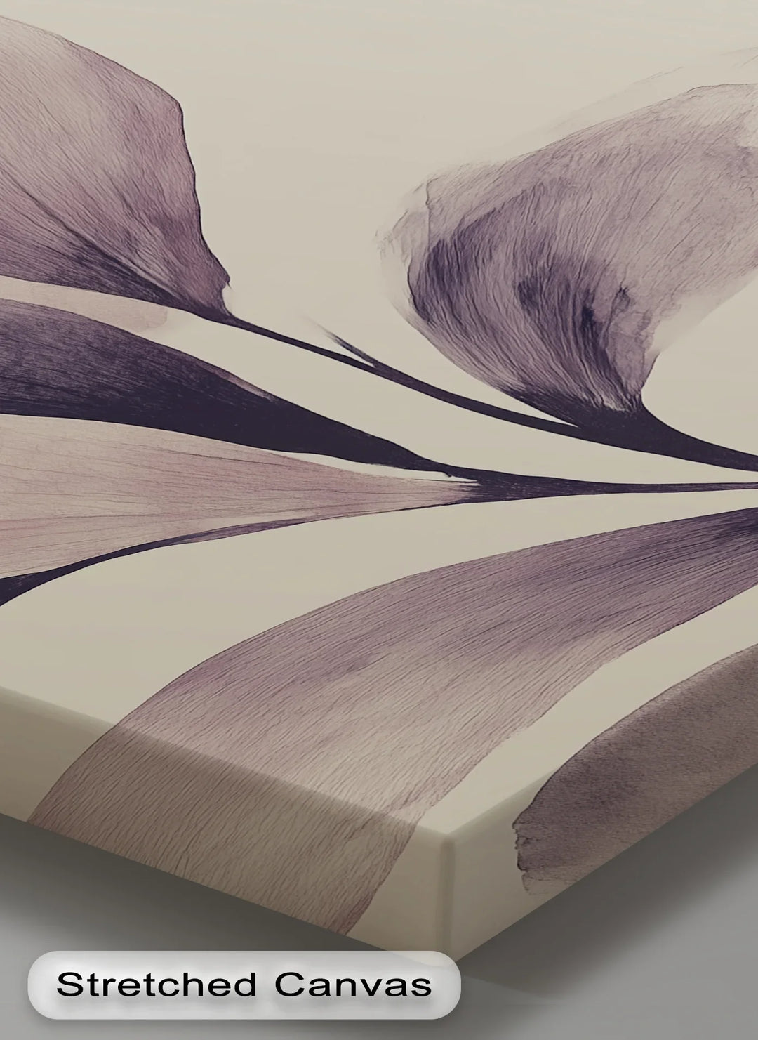 Whispering Petals – Soft Mauve Botanical Canvas Print - MyPhotoStation