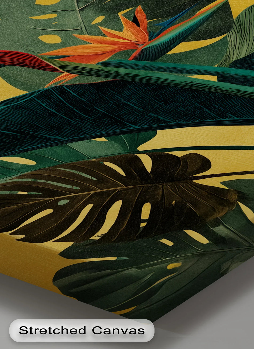 Tropical Bird of Paradise Bloom – Bold Botanical Canvas Print - MyPhotoStation