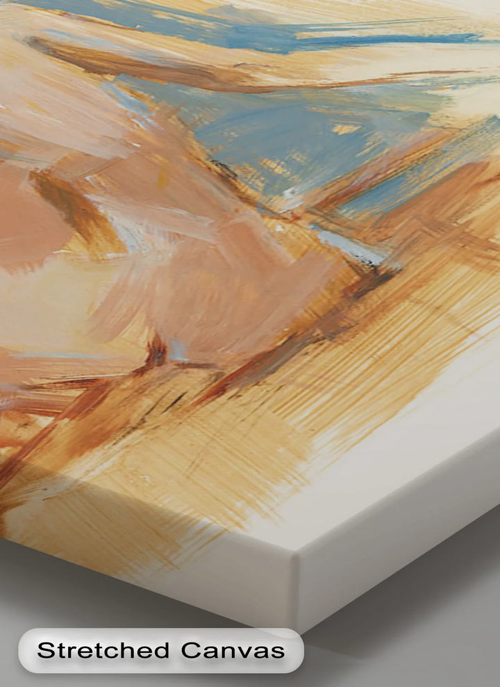 Backlit Grace – Abstract Nude in Earth Tones Canvas Print - MyPhotoStation