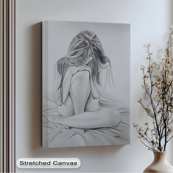 Intimate Erotic Canvas Wall Art - Romantic Erotic Artwork