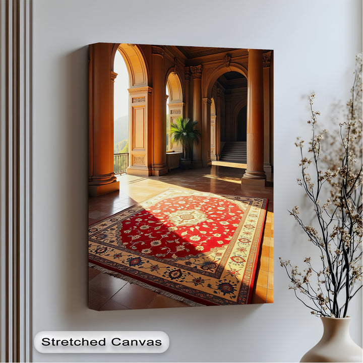 Golden Dawn Medallion – Persian Canvas Print