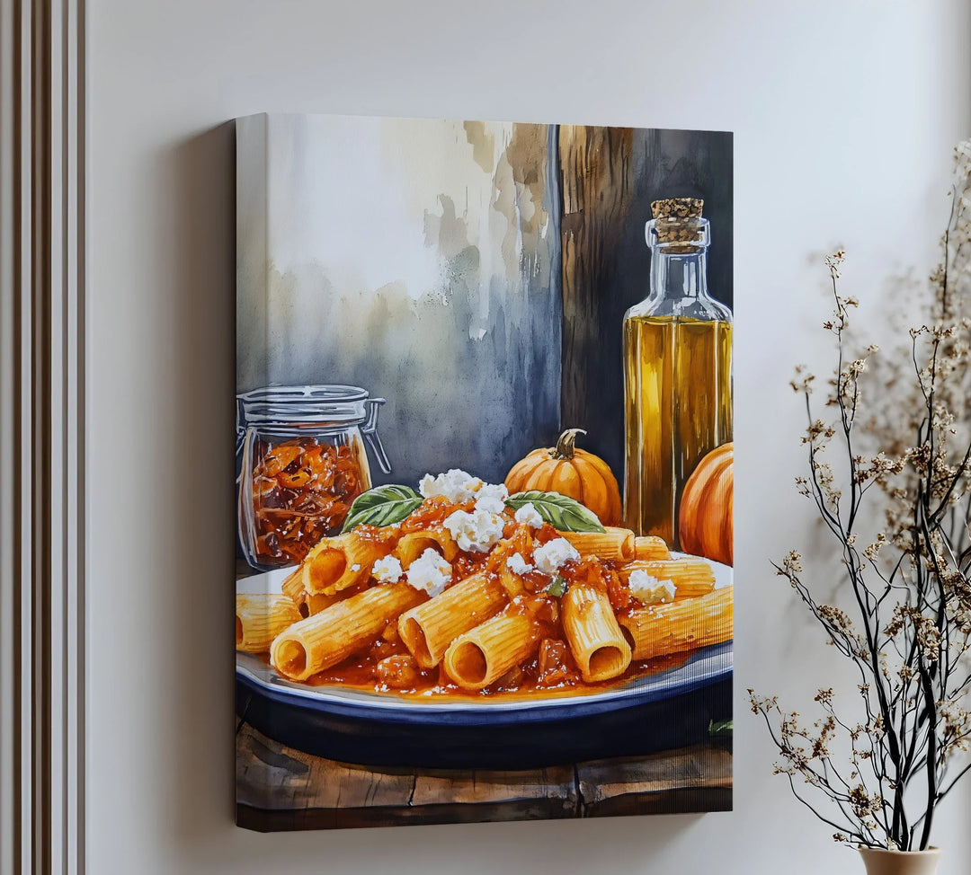 Pasta al Pomodoro – Rustic Italian Kitchen Canvas Print - MyPhotoStation