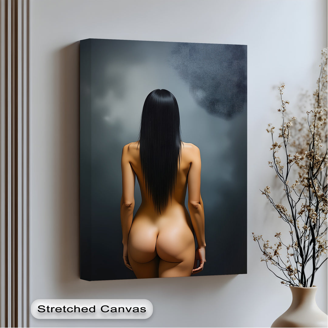 midnight allure erotic canvas wall art luxury bedroom décor
