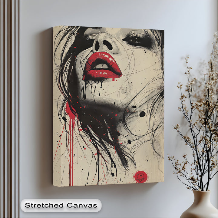 Crimson Desire – Erotic Canvas Prints | Artwork Canvas