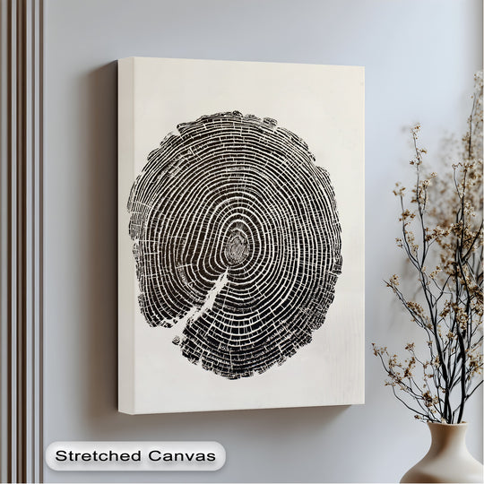 tree ring canvas wall art
