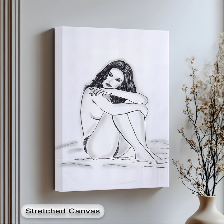 Whispers of Innocence – Erotic Canvas Print