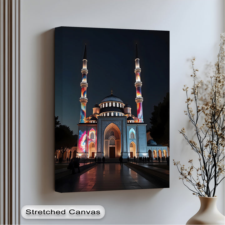 Radiant Minarets – Islamic Architecture Canvas Print
