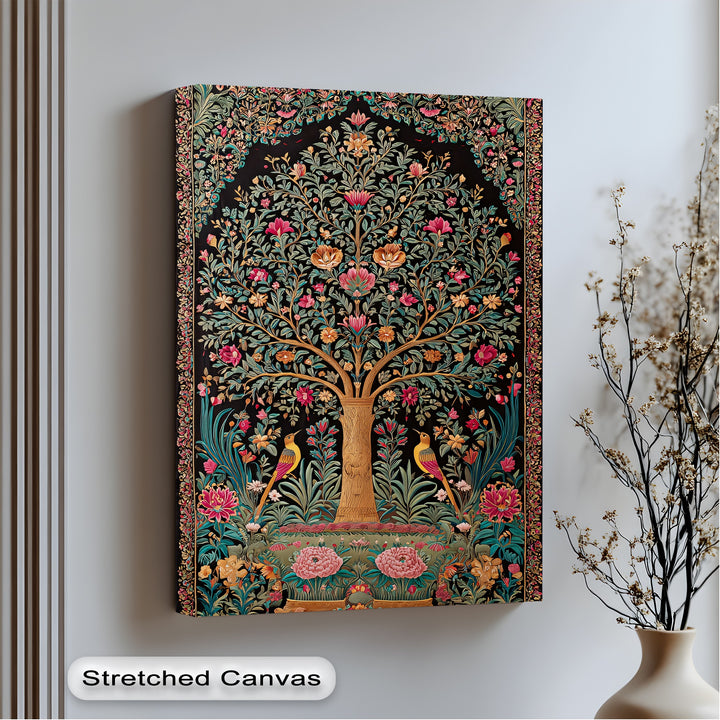 Eternal Blossom – Persian Tree of Life Canvas Print