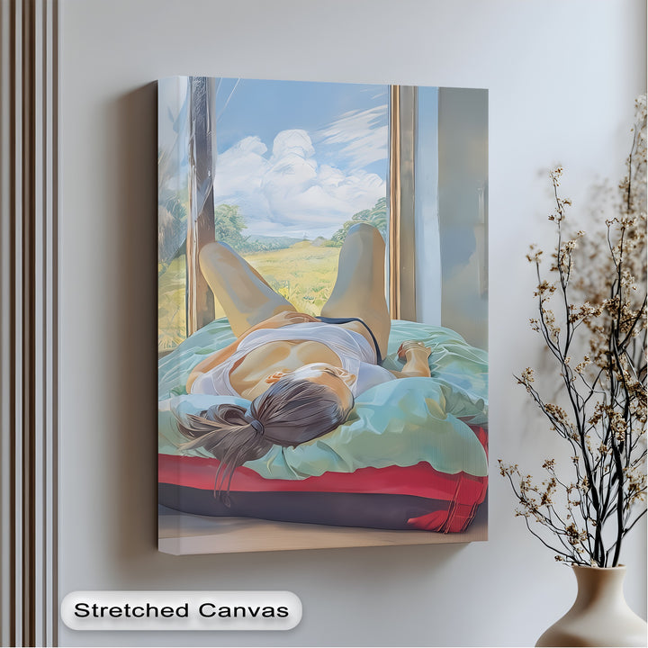 Golden Noon Serenity – Erotic Canvas Print
