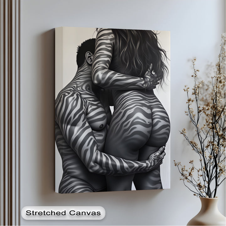 Passionate Connection – Erotic Canvas Print