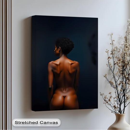 velvet shadows erotic canvas wall art luxury bedroom décor
