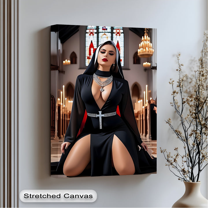 Sacred Temptation – Erotic Canvas Art