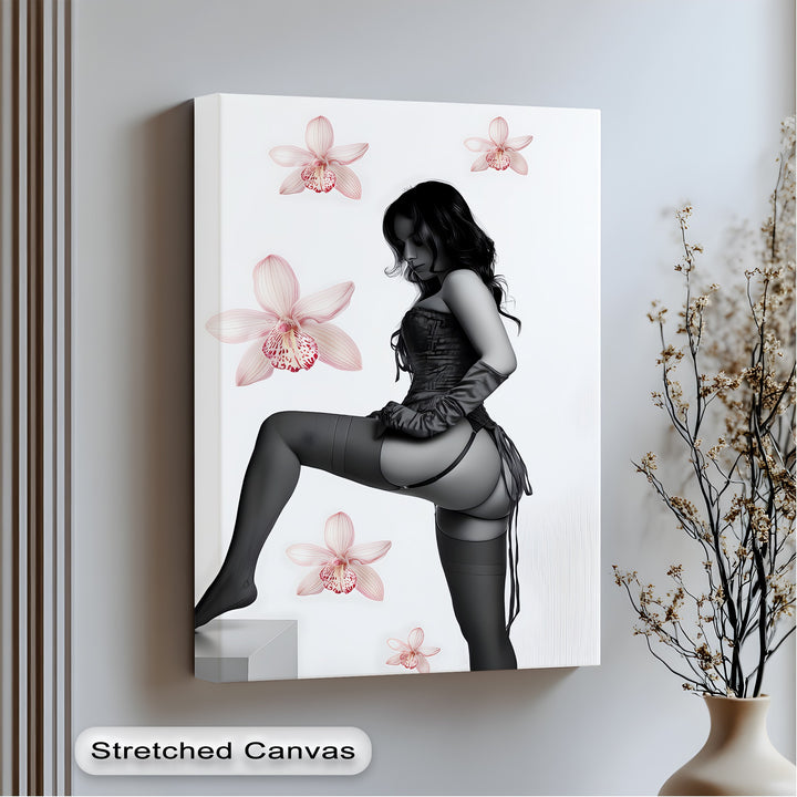 Velvet Desire – Erotic Canvas Print