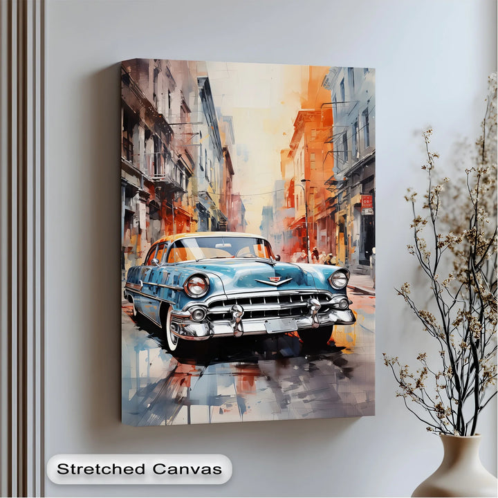 Classic Cadillac in Havana – Vintage Car Canvas Print - MyPhotoStation