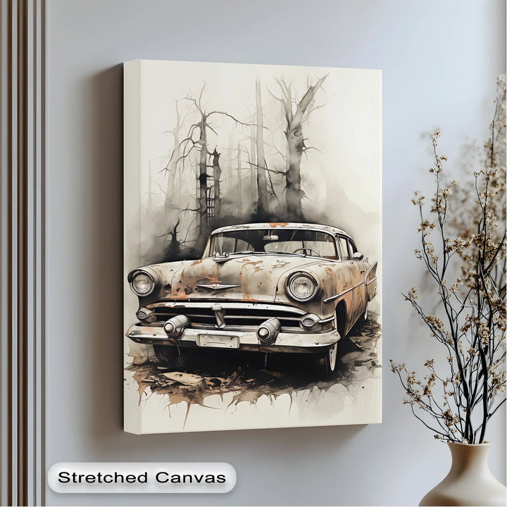 Haunted Forest Ride – Car Canvas Print - MyPhotoStation