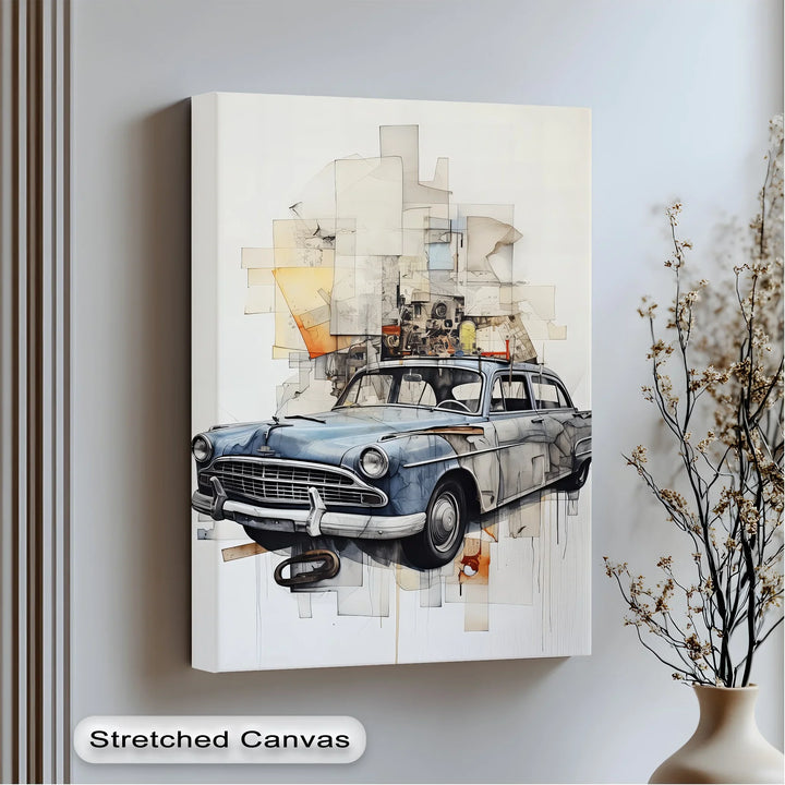 Urban Mechanic Memory – Car Canvas Print - MyPhotoStation