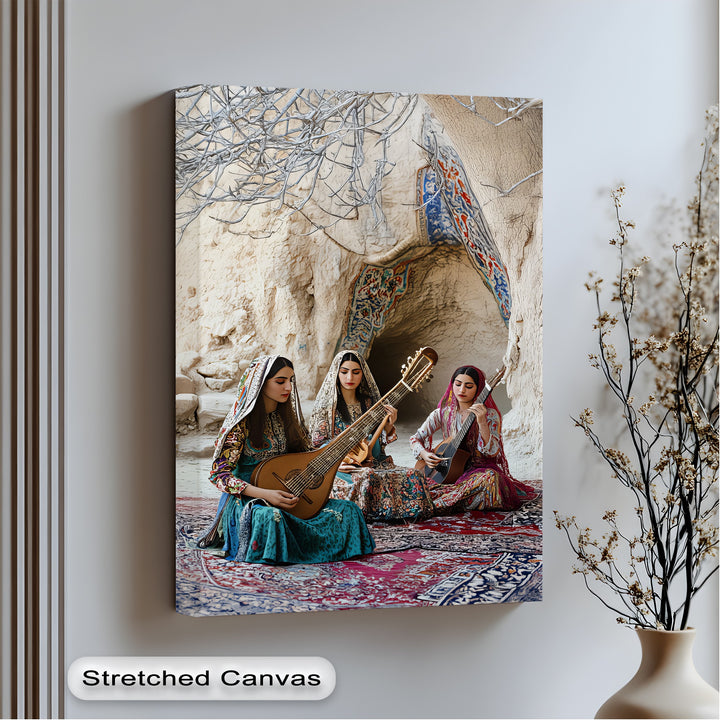 Melody of the Desert – Persian Canvas Print