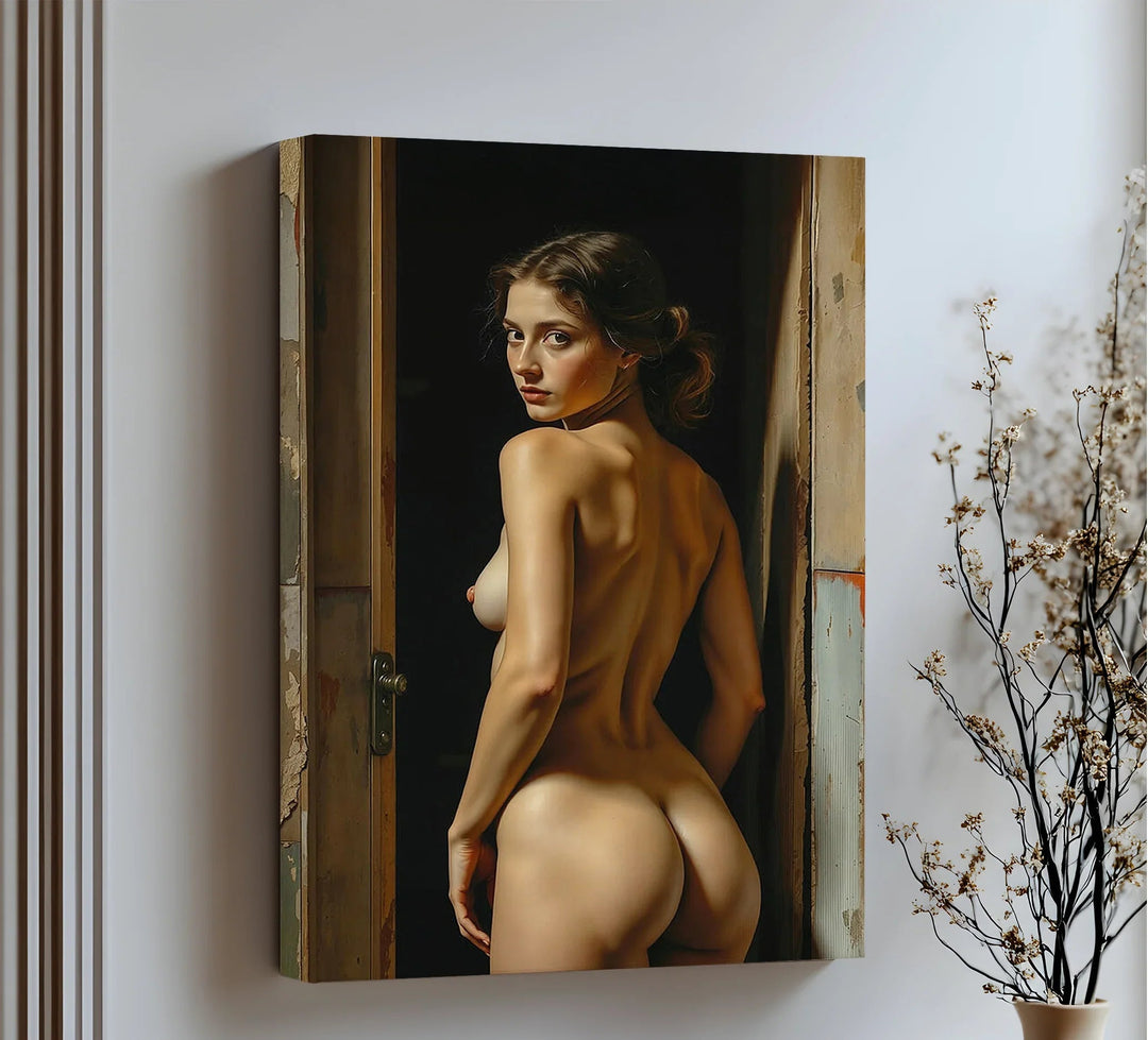 Naked Woman Pose – Erotic Canvas Print - MyPhotoStation