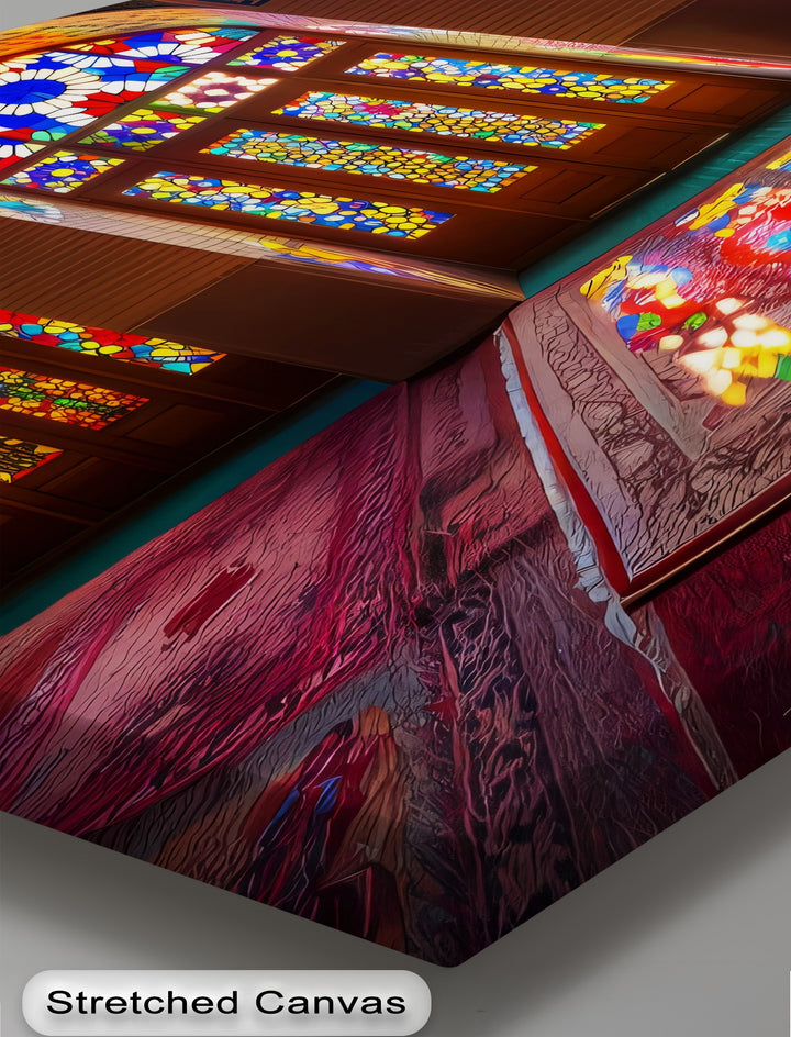 Sunlit Persian Grandeur – Persian Canvas Print