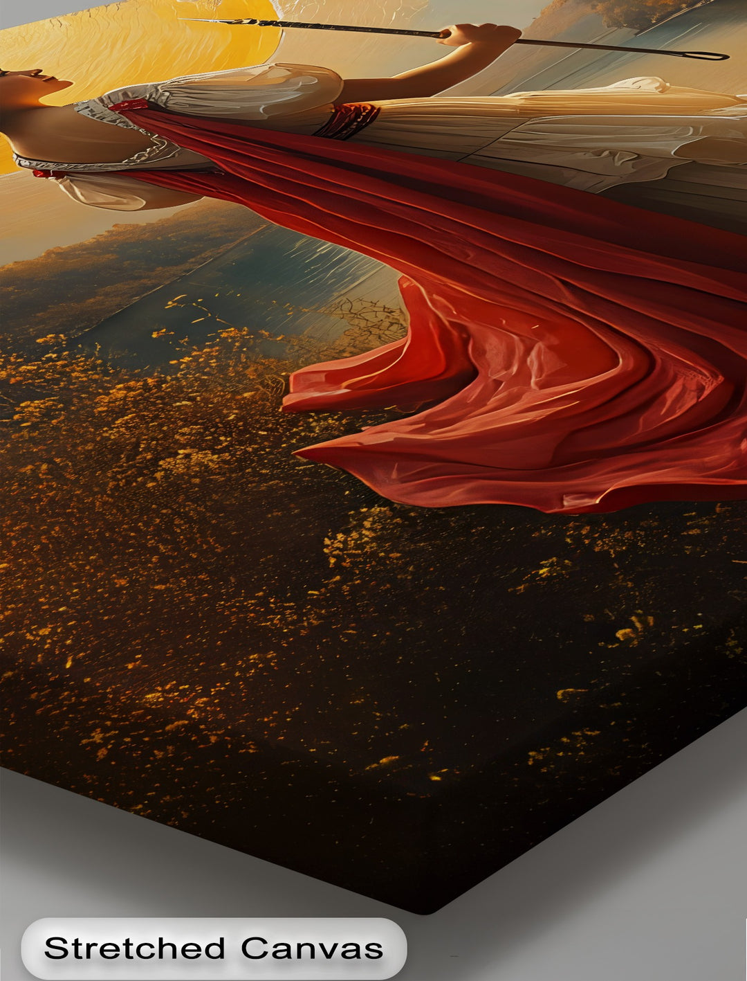 Sunlit Goddess – Mythological Fantasy Canvas Wall Art | Canvas Artwork